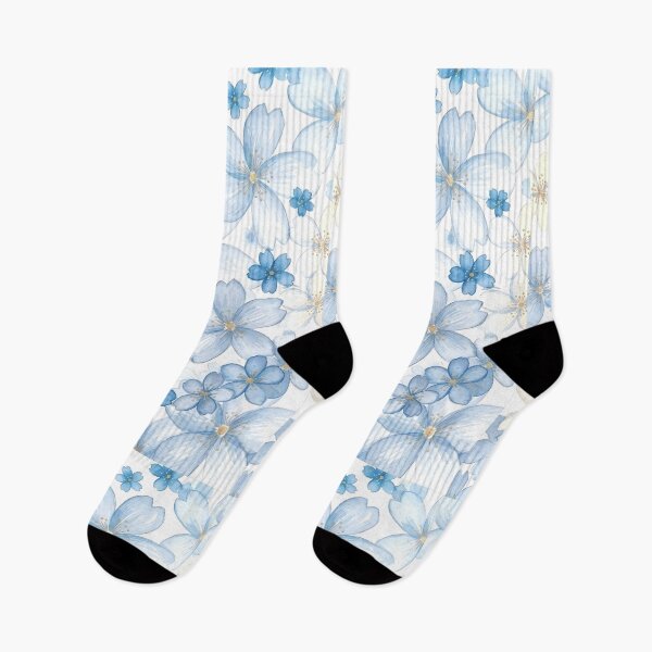 Item preview, Blue blossom illustration - floral design  designed and sold by Luv4tete.