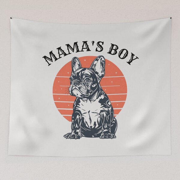 Item preview, FRENCH BULLDOG "MAMA'S BOY" designed and sold by BKDIGITALSHOP.