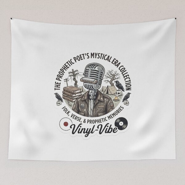 Item preview, The Prophetic Poet’s Mystical Era Collection | Folk & Verse Vinyl Vibe designed and sold by Vinyl-Vibe.