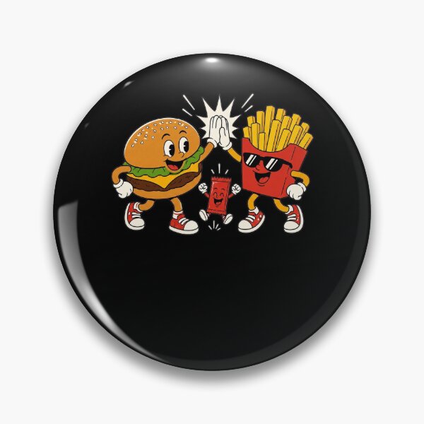 Item preview, Hamburger Fries Ketchup Cool Fast Food Snacks Funny Burger designed and sold by clothesy7.