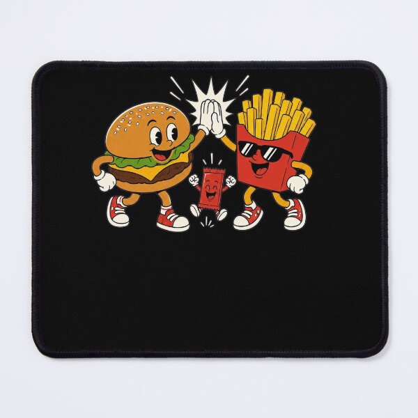 Item preview, Hamburger Fries Ketchup Cool Fast Food Snacks Funny Burger designed and sold by clothesy7.