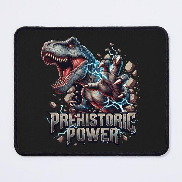 Item preview, Prehistoric Power T-Rex Lightning T-Shirt Design | Fierce Dinosaur Graphic Illustration designed and sold by PixeoCreatives.