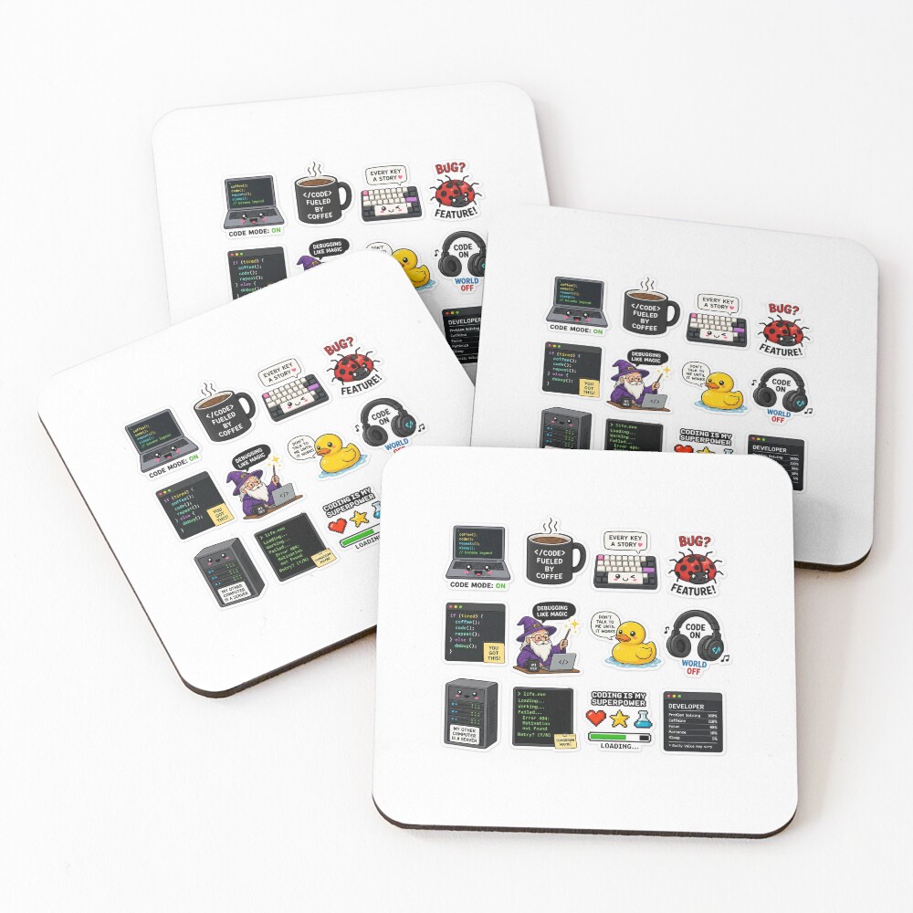 Item preview, Coasters (Set of 4) designed and sold by FAZ-DESIGNS.