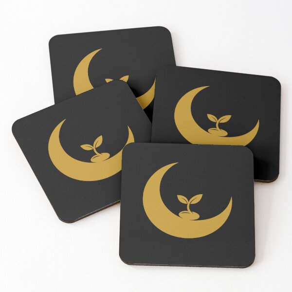 Item preview, Minimalist Crescent Moon Sprout Plant Growth Line Art designed and sold by Inkfino.