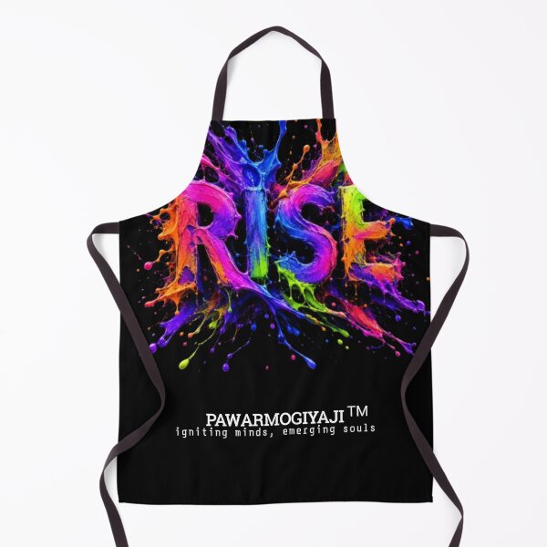 Item preview, RISE: Vibrant 3D Neon Paint Splash Typography Art designed and sold by Pawar1999.