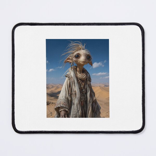 Item preview, Little Mystic Wanderer – Alien Desert Explorer Art designed and sold by marianka91.