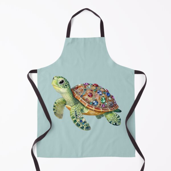 Item preview, Jewel Shell Sea Turtle Painting designed and sold by Violet-Forge.