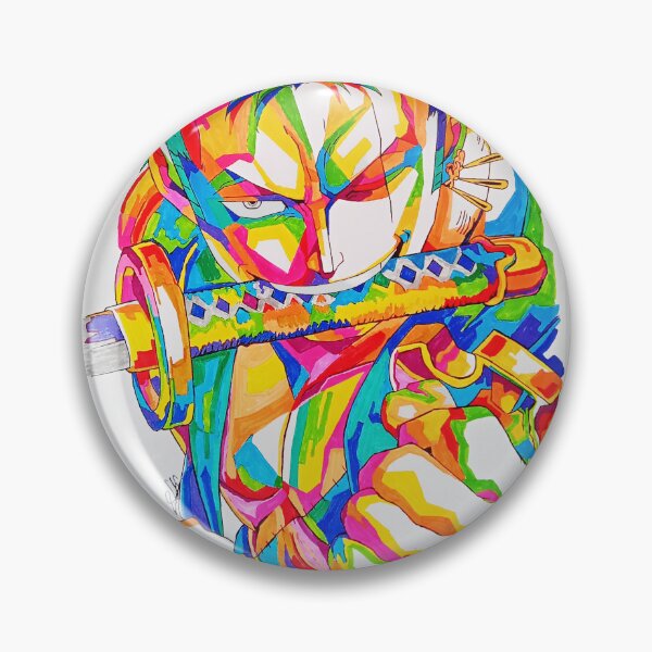 Item preview, Vibrant Neon Swordsman Traditional Color Sketch Art designed and sold by littleearty.