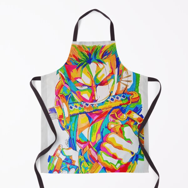 Item preview, Vibrant Neon Swordsman Traditional Color Sketch Art designed and sold by littleearty.
