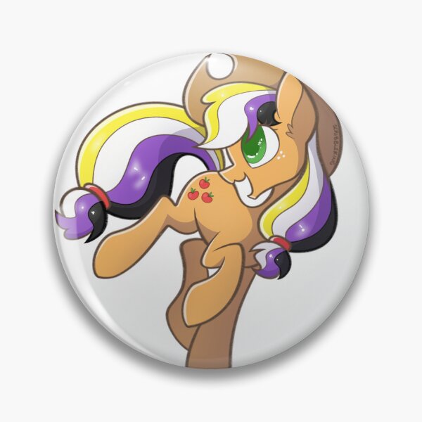Item preview, Nonbinary Pride Applejack designed and sold by scribbleking.