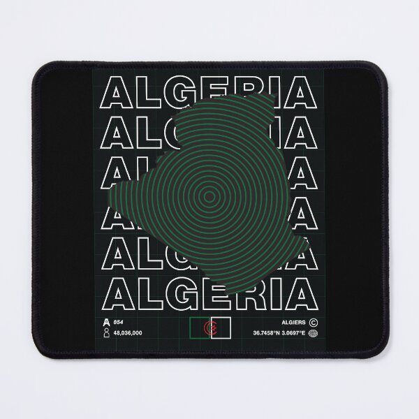 Item preview, Algeria Minimal Map designed and sold by Atlas-Array.