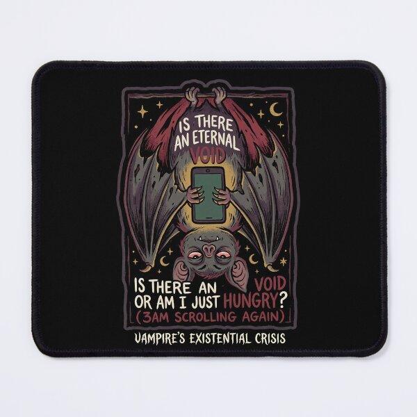 Item preview, Vampire Bat Doom Scrolling at 3AM designed and sold by ASTRAL ART LAB.
