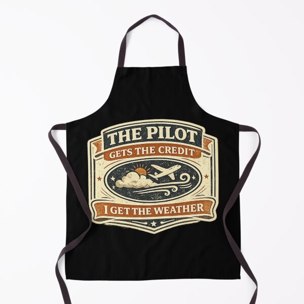 Item preview, The Pilot Gets The Credit I Get The Weather Flight Dispatcher Vintage Design designed and sold by Rudinho102.