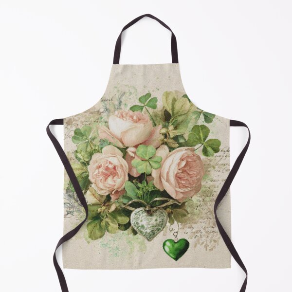 Item preview, Clover and roses shabby chic floral bouquet designed and sold by olenapetol.