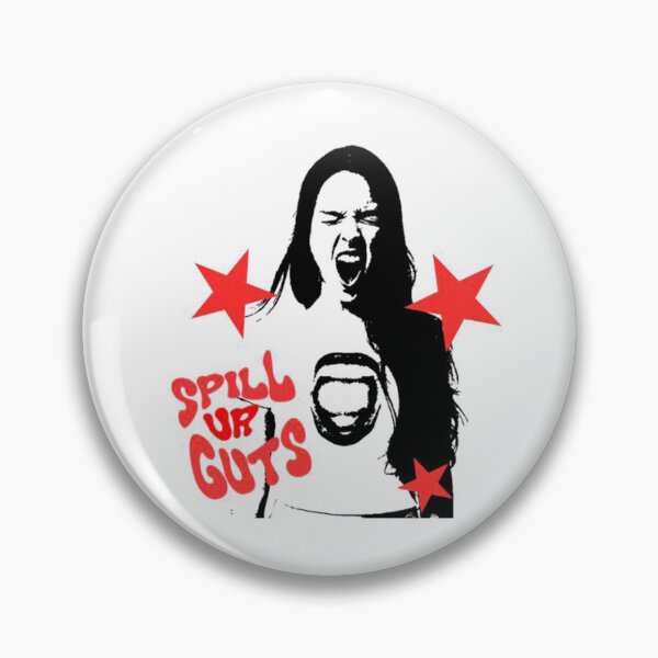 Item preview, Olivia Spill Ur Guts Fan Art Poster – Red Star Outline Graphic Print designed and sold by gringoods.