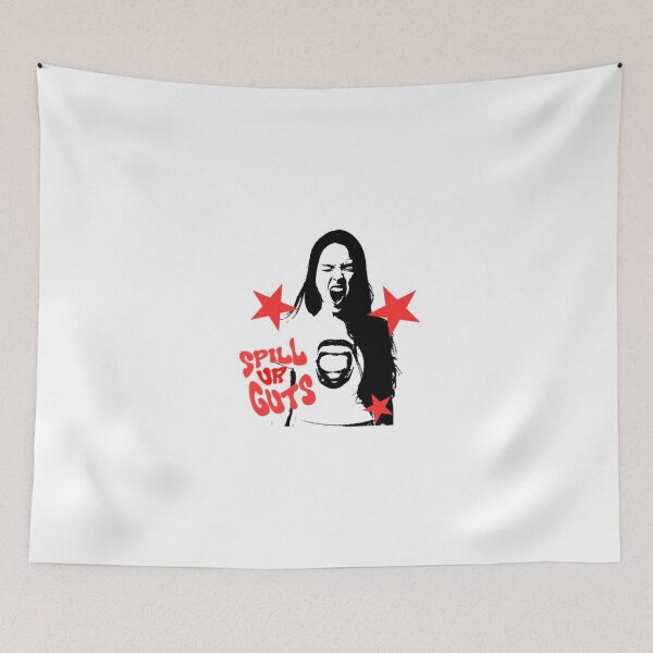 Item preview, Olivia Spill Ur Guts Fan Art Poster – Red Star Outline Graphic Print designed and sold by gringoods.