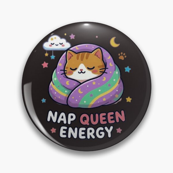 Item preview, Cute Cat– Nap Queen Energy designed and sold by Mahe Jabeen.