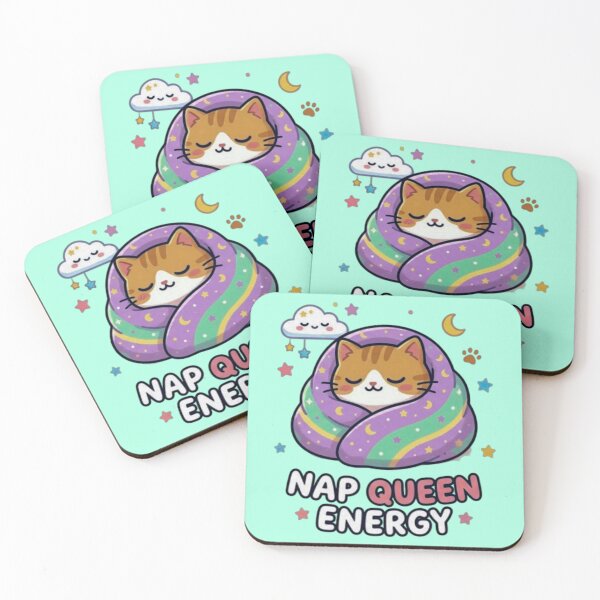 Item preview, Cute Cat– Nap Queen Energy designed and sold by Mahe Jabeen.