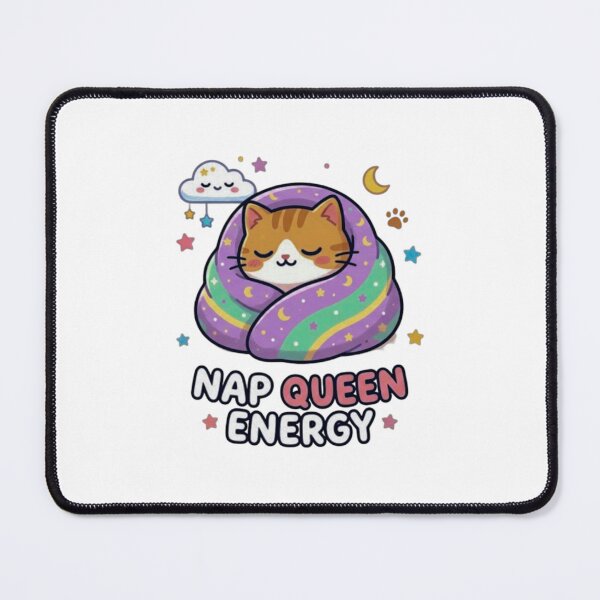 Item preview, Cute Cat– Nap Queen Energy designed and sold by Mahe Jabeen.