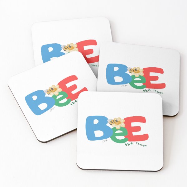 Item preview, Bee the Change – Pollinator Positive Design designed and sold by Whiskered Garden Studio.