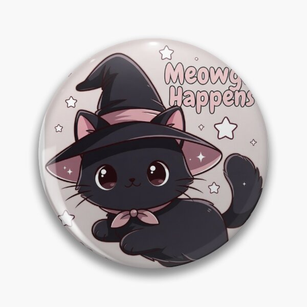 Item preview, Meowgic Happens Sticker designed and sold by mac2018.
