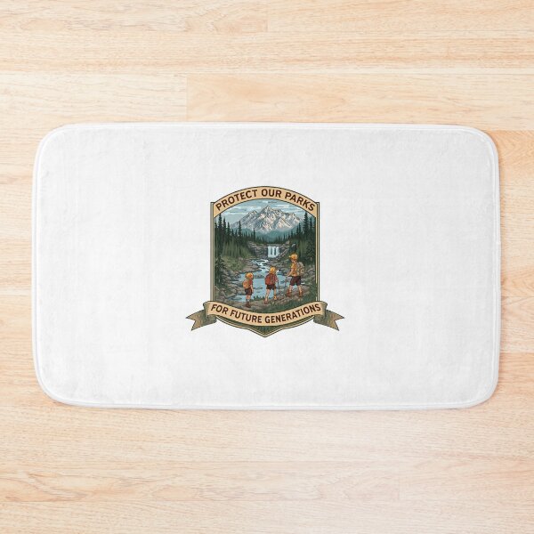 Item preview, Protect Our Parks For Future Generations National Parks Conservation Outdoors Family Hiking designed and sold by Simsimah26Parks.