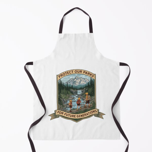 Item preview, Protect Our Parks For Future Generations National Parks Conservation Outdoors Family Hiking designed and sold by Simsimah26Parks.