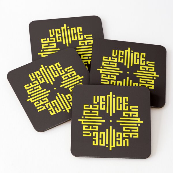 Item preview, VENICE | Yellow  | Modern Geometric Kufi Calligraphy | From Name to Art   designed and sold by FOR YOUR NAME.