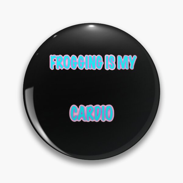 Item preview, Frogging Is My Cardio – Funny Knitting Sticker designed and sold by ArtyWares.