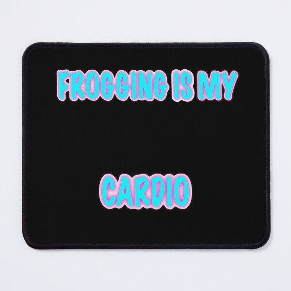 Item preview, Frogging Is My Cardio – Funny Knitting Sticker designed and sold by ArtyWares.