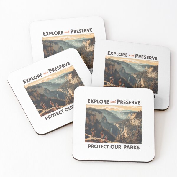 Item preview, Explore And Preserve Protect Our Parks National Park Hiking Nature Lover designed and sold by Simsimah26Parks.