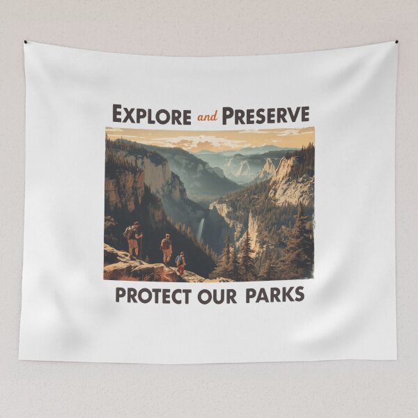 Item preview, Explore And Preserve Protect Our Parks National Park Hiking Nature Lover designed and sold by Simsimah26Parks.