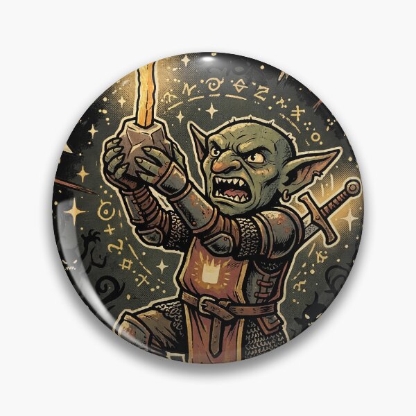 Item preview,  Goblin Knight Protecting a Sacred French Fry designed and sold by ASTRAL ART LAB.
