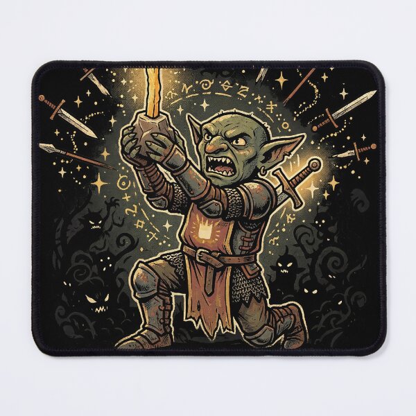 Item preview, Goblin Knight Protecting a Sacred French Fry designed and sold by ASTRAL ART LAB.