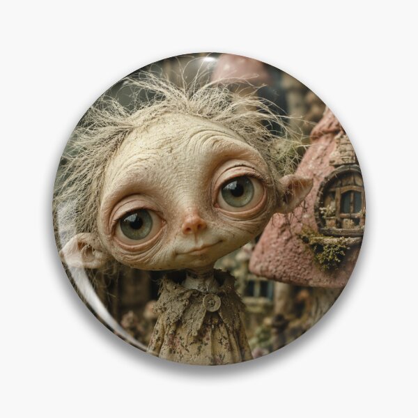 Item preview, The Mushroom Village Sprite – Cute Fantasy Creature Art designed and sold by marianka91.