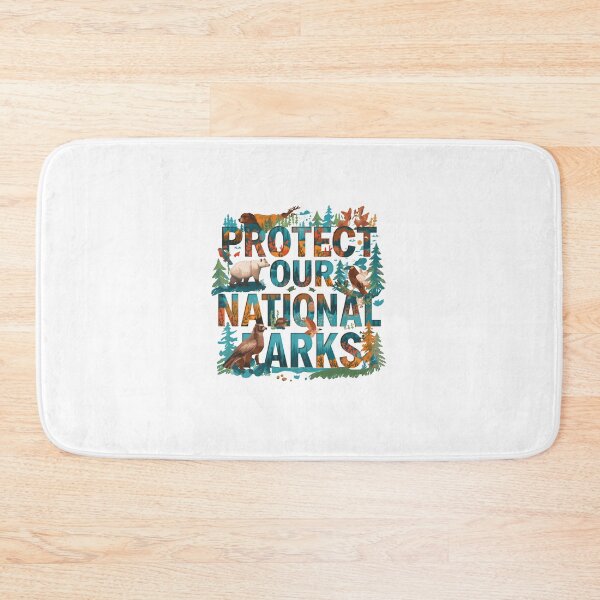 Item preview, Protect Our National Parks Nature Wildlife Conservation Outdoor Enthusiast designed and sold by Simsimah26Parks.