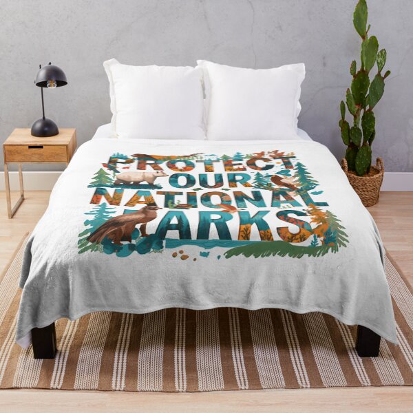 Item preview, Protect Our National Parks Nature Wildlife Conservation Outdoor Enthusiast designed and sold by Simsimah26Parks.