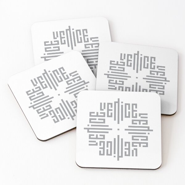Item preview, VENICE | Gray  | Modern Geometric Kufi Calligraphy | From Name to Art   designed and sold by FOR YOUR NAME.