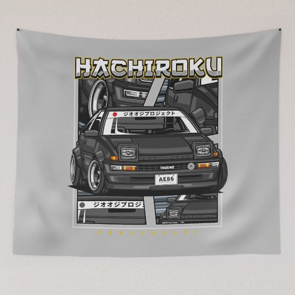 Item preview, Sprinter Trueno AE86 (Black on Black) designed and sold by JioojiProject.