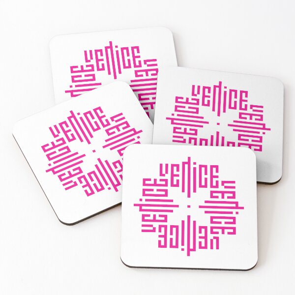 Item preview, VENICE | Pink  | Modern Geometric Kufi Calligraphy | From Name to Art   designed and sold by FOR YOUR NAME.