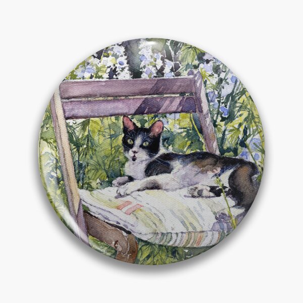 Item preview, Cat in Spring Garden designed and sold by Margaret Merry.