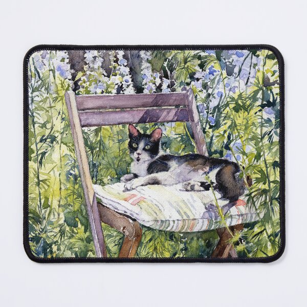 Item preview, Cat in Spring Garden designed and sold by Margaret Merry.