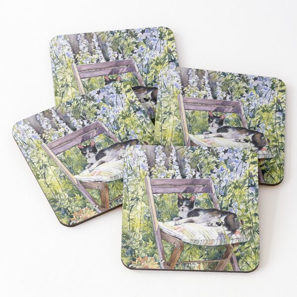 Item preview, Cat in Spring Garden designed and sold by Margaret Merry.