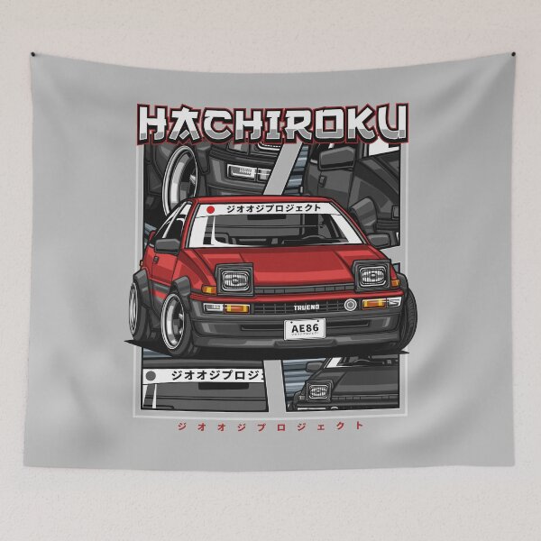 Item preview, Sprinter Trueno AE86 (Red on Black) designed and sold by JioojiProject.