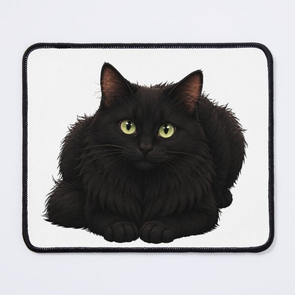 Item preview, Fluffy Black Cat Loaf designed and sold by RealEqEdit.
