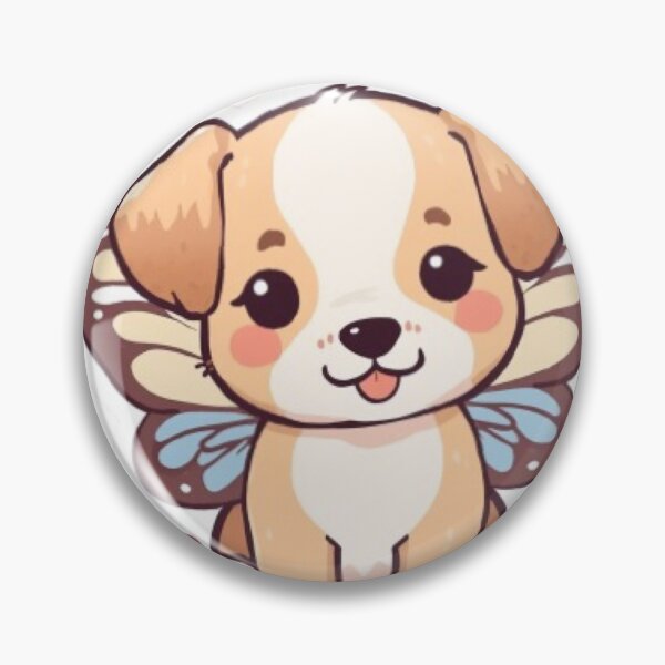 Item preview, Butterfly Puppy Kawaii Sticker designed and sold by Stylestickers55.