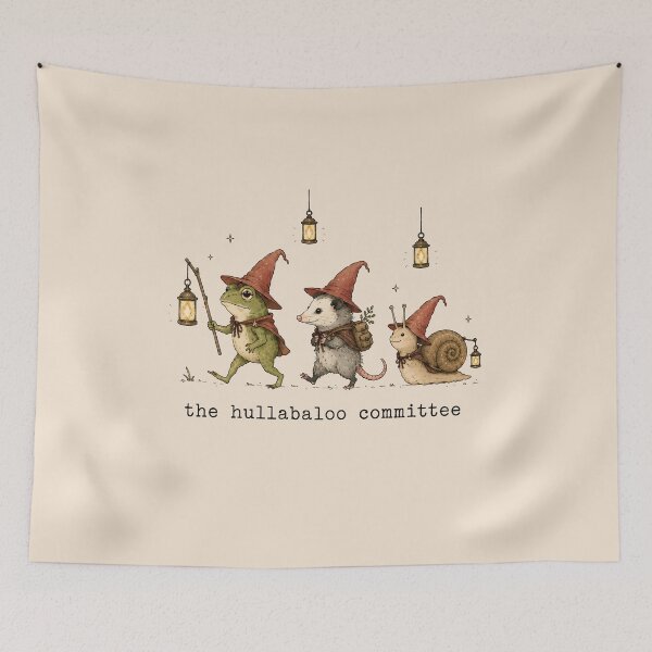 Item preview, The Hullabaloo Committee designed and sold by zoes-ink.