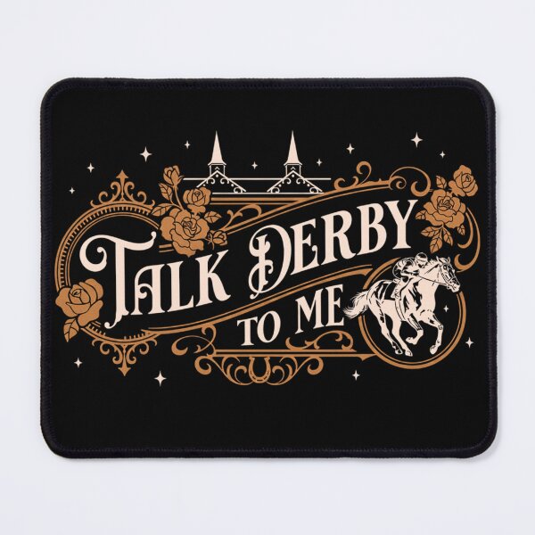 Item preview, Talk Derby To Me designed and sold by twindragonthreads.