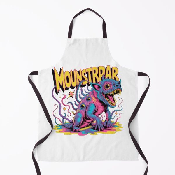 Item preview, Mounstrrap Neon Monster Creature – Psychedelic Retro Horror Art designed and sold by Flipnship.
