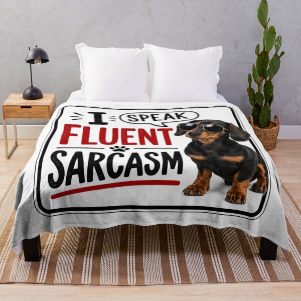 Item preview, I Speak Fluent Sarcasm designed and sold by Beluga Cat.